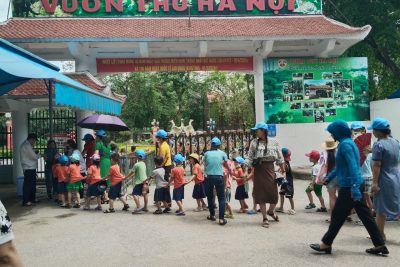 Trường MN Gia Thắng tổ chức cho trẻ mẫu giáo trải nghiệm tham quan dã ngoại Viếng lăng Bác Hồ và Công viên Thủ Lệ