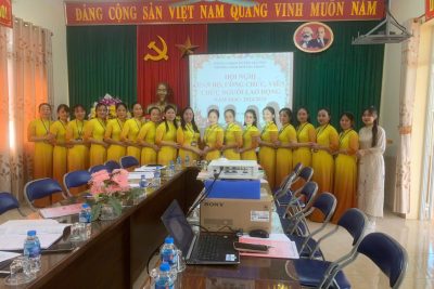 Hội nghị cán bộ, viên chức, người lao động đầu năm học 2024-2025