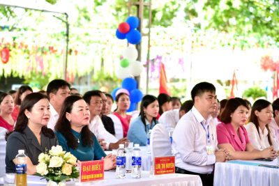 Đoàn tuyển Trường MN Gia Thắng tham dự Hội thi Giáo viên dạy giỏi cơ sở GDMN huyện Gia Viễn năm học 2024-2025